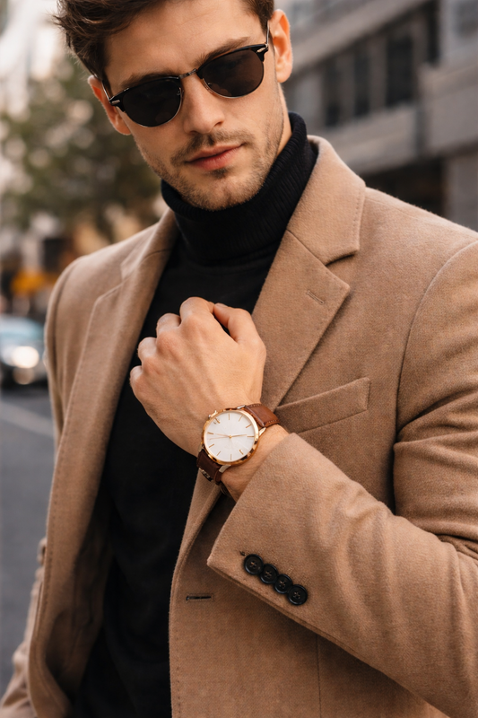 Relógio Valenth Santz Vero Elegance Pulseira em Couro