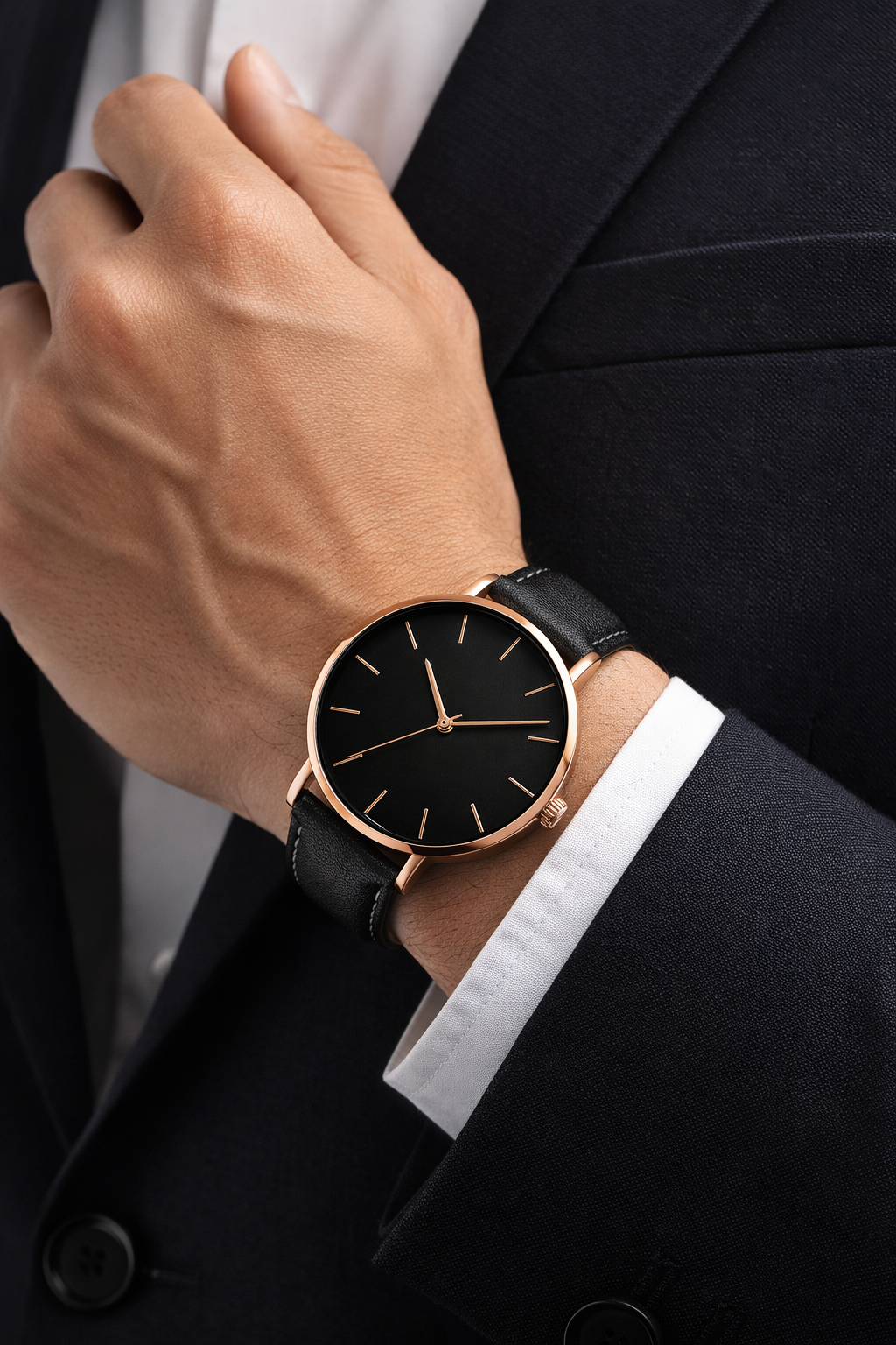 Relógio Valenth Santz Vero Elegance Pulseira em Couro