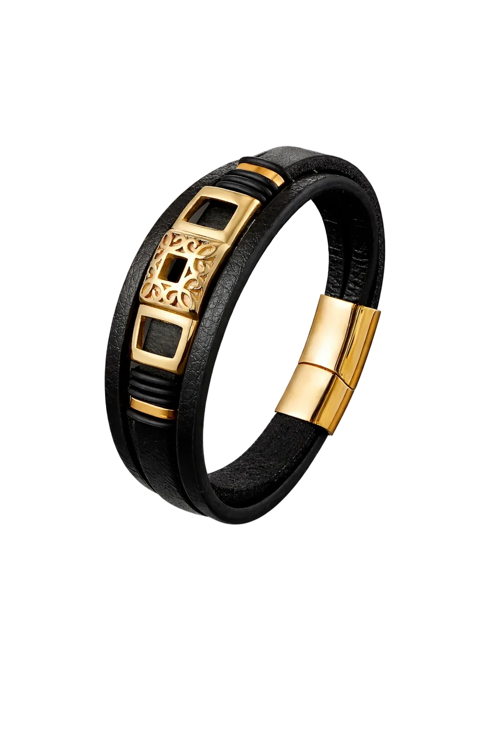 Pulseira Valenth Santz Arabesque em Couro